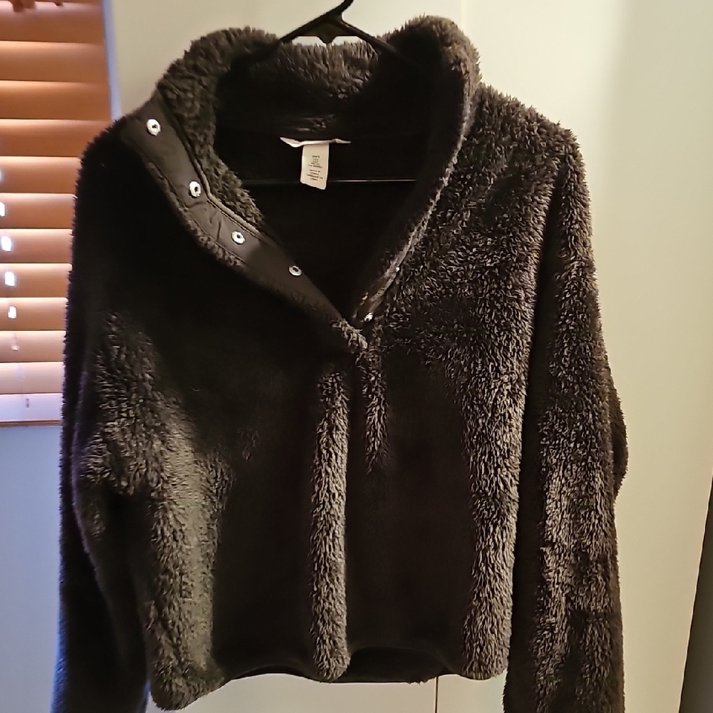 Cozy Chocloate brown Fleece Pullover